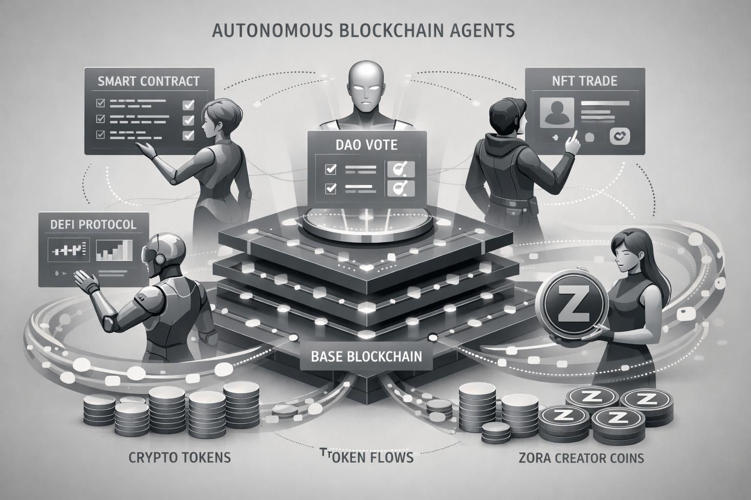 entdecken sie die zukunft des web3 mit autonomen blockchain-agenten: revolutionieren sie die technologie oder bleiben sie eine illusion?