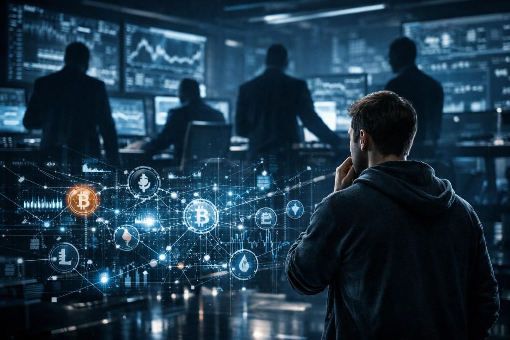 eine tiefgehende analyse des schleichenden wandels und das ende der vorherrschaft von privatanlegern im kryptomarkt. erfahren sie, wie sich die marktstrukturen verändern und welche akteure künftig dominieren.